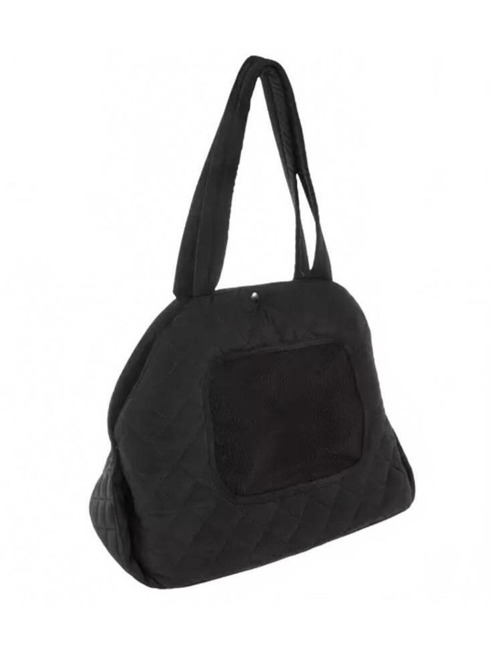 Hobby Lobby Black Quilted Pet Carrier Tote for Dogs or Cats up to 14 lbs